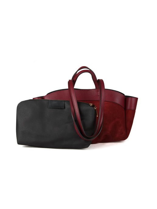 Giulia Monti Tote Bag Plum - Image 3
