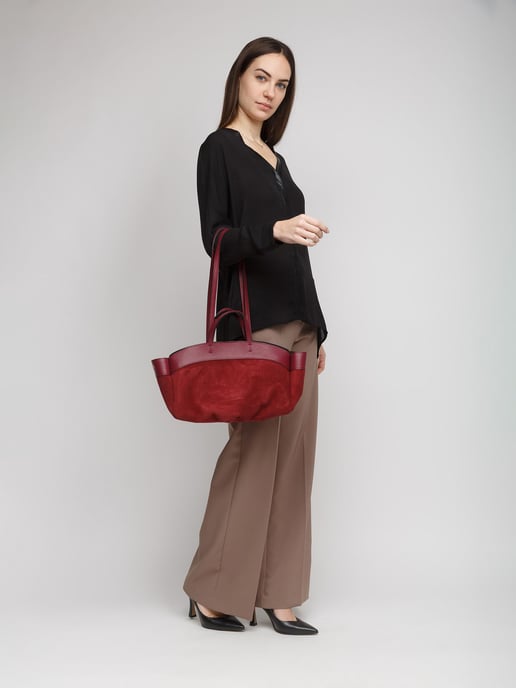 Giulia Monti Tote Bag Plum - Image 5