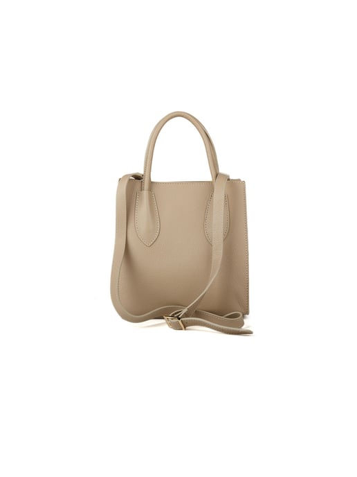 Giulia Monti Handtas Grijs Beige - Image 3