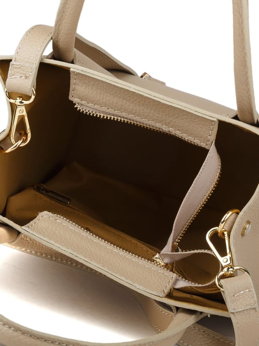 Giulia Monti Handtas Grijs Beige - Image 4