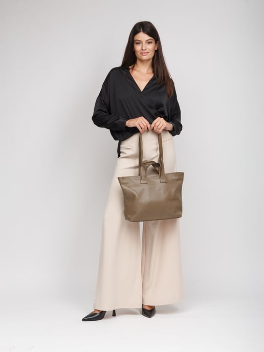 Giulia Monti Handtas Taupe - Image 5