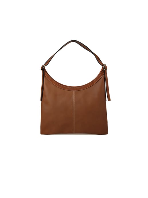Giulia Monti Tote Bag Valnötsbrun Guldbrun - Image 1