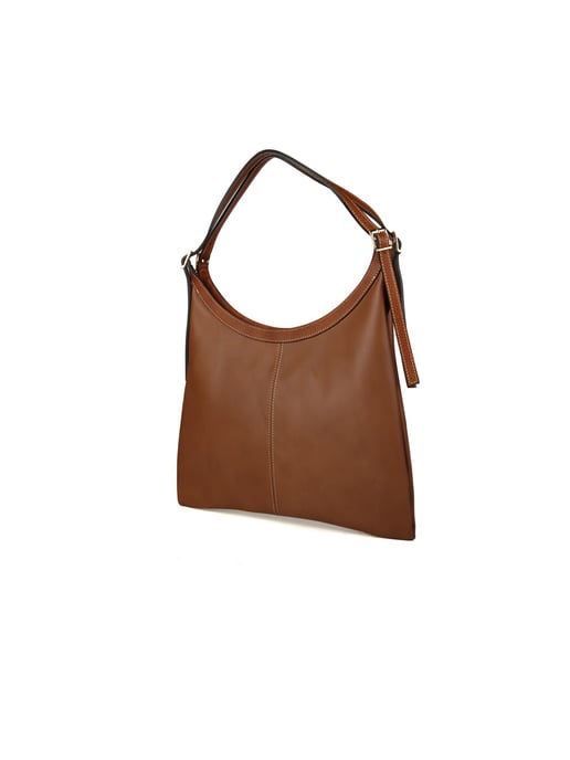 Giulia Monti Tote Bag Valnötsbrun Guldbrun - Image 2