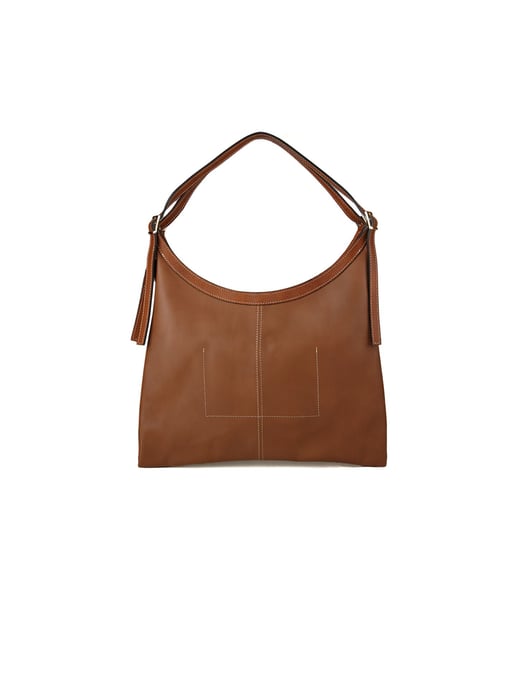 Giulia Monti Tote Bag Valnötsbrun Guldbrun - Image 3