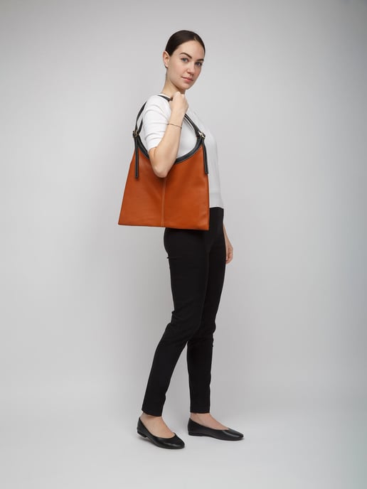 Giulia Monti Tote Bag Mattone - Image 5