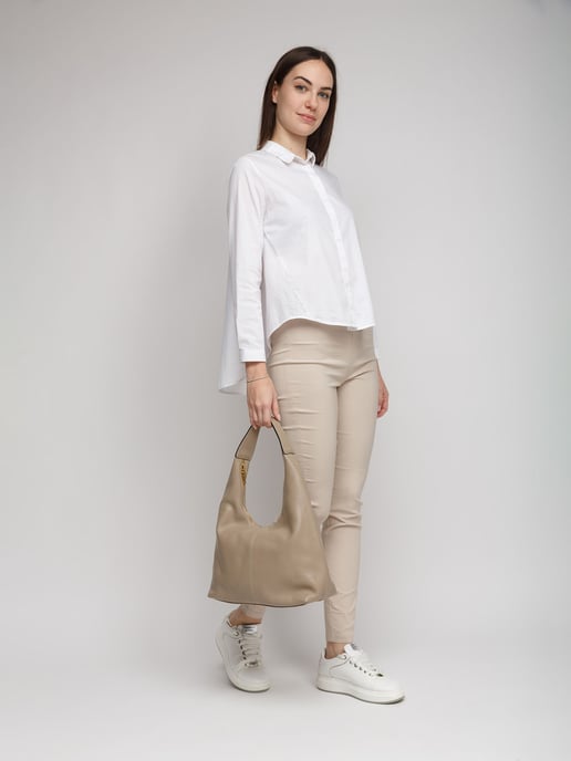 Giulia Monti Tote Bag Gray Beige - Image 5