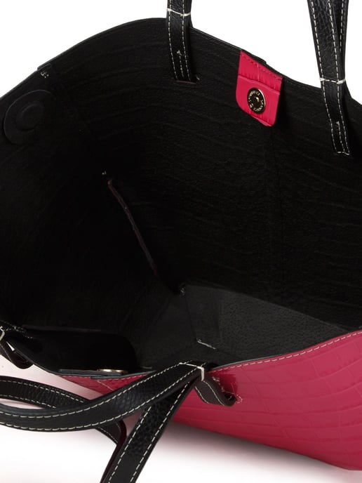 Giulia Monti Shopperväska Fuxia Svart - Image 4