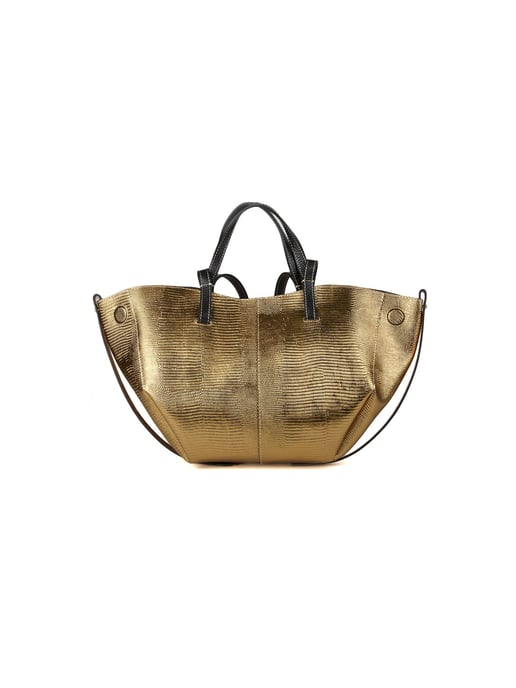 Giulia Monti Tote Bag Goud Zwart - Image 1