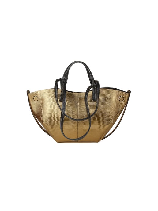 Giulia Monti Tote Bag Goud Zwart - Image 3