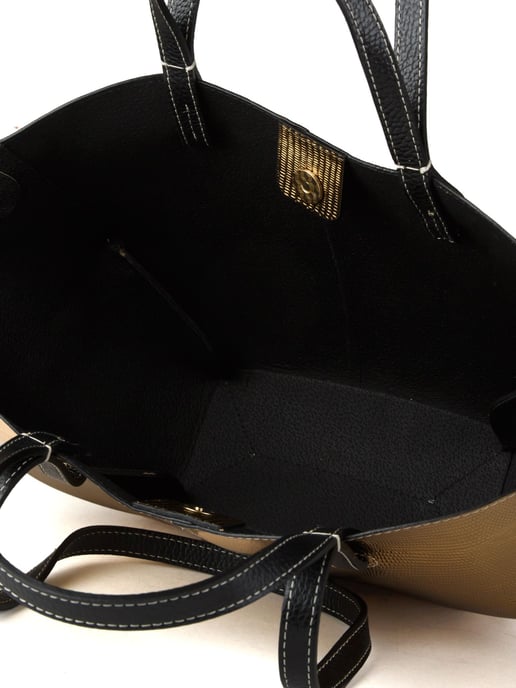 Giulia Monti Tote Bag Goud Zwart - Image 4