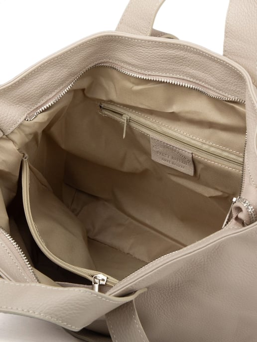 Giulia Monti Tote Bag Grå Beige - Image 4
