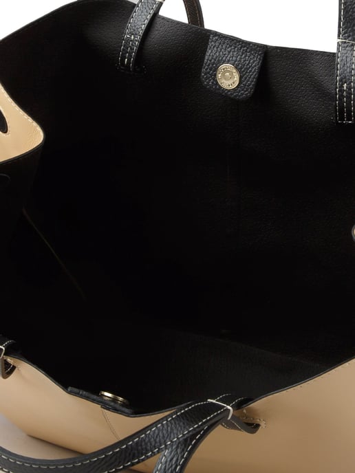 Giulia Monti Tote Väska Beige Svart - Image 4