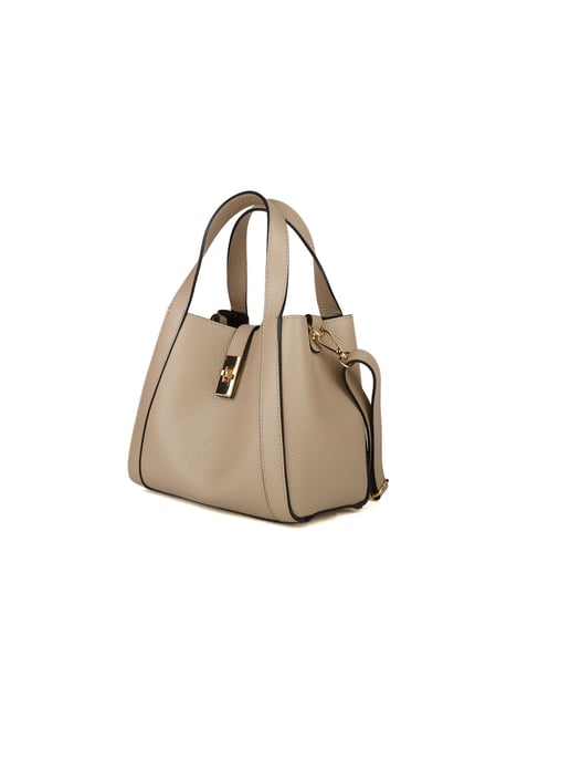 Giulia Monti Schoudertas Grijs Beige - Image 2