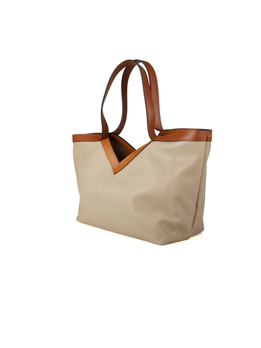 Giulia Monti Tote-väska Beige Ljusbrun - Image 2