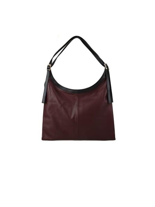 Giulia Monti Tote Bag Bourgogne Svart - Image 3