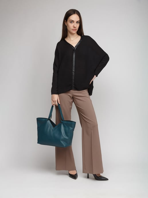 Giulia Monti Tote-väska Mörk Teal - Image 4