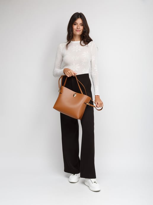 Giulia Monti Tote Bag Gyllene Brunt - Image 5