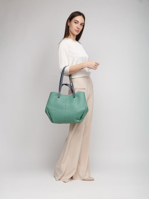 Giulia Monti Tote-väska Sjöskum Mörkgrå - Image 5