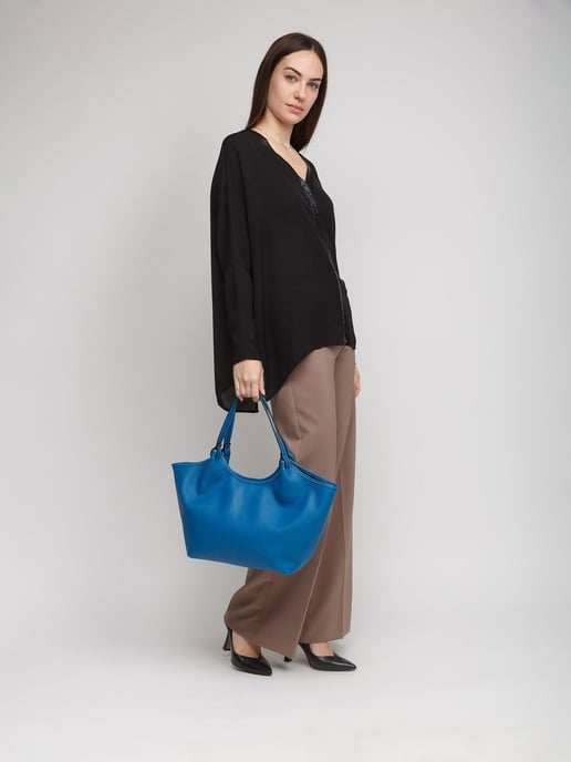 Giulia Monti Tote-väska i kunglig blå - Image 4