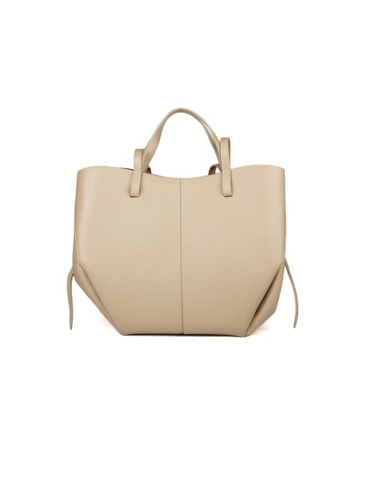 Giulia Monti Tote-väska Grå Beigefärgad - Image 1