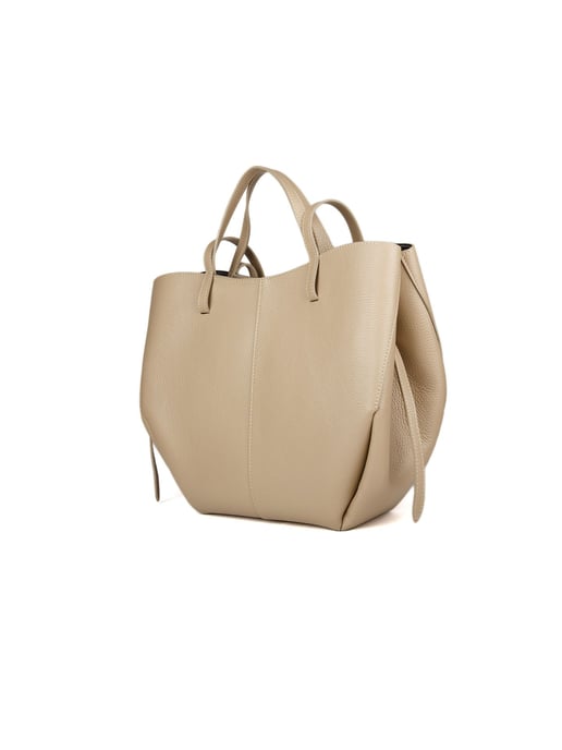 Giulia Monti Tote-väska Grå Beigefärgad - Image 2
