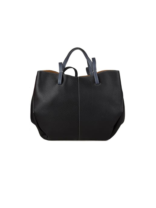 Giulia Monti Tote-väska Svart Mörkgrå - Image 1