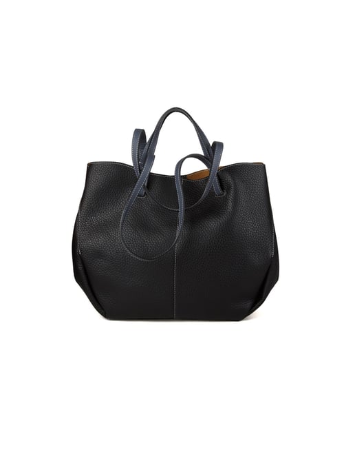 Giulia Monti Tote-väska Svart Mörkgrå - Image 3