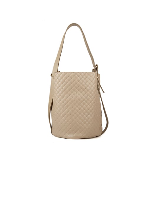 Giulia Monti Bucket Bag Gray Beige - Image 1