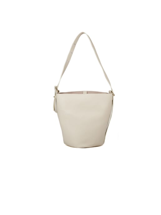 Giulia Monti Bucket Bag Light Beige - Image 3
