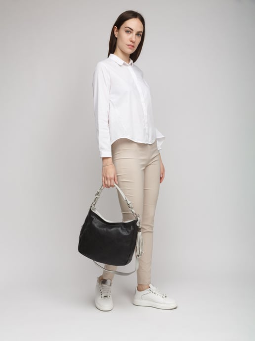 Giulia Monti Bucketväska Svart Grå - Image 5