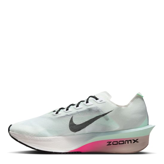 Women's Nike Vaporfly 4 Road Running Shoes in White/Black - Image 2