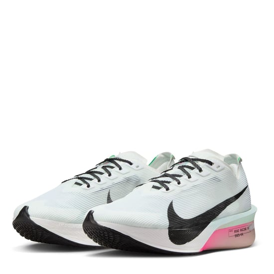 Women's Nike Vaporfly 4 Road Running Shoes in White/Black - Image 4