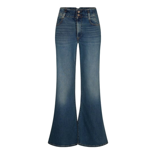 Women's Levis Ribcage Bells in Dart Game - Image 1