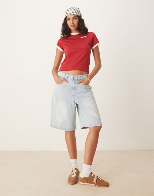 House of Sunny baby hackney t-shirt in cherry red - Image 2