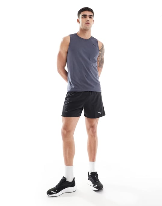 Puma Tech tank top in charcoal grey - Image 4