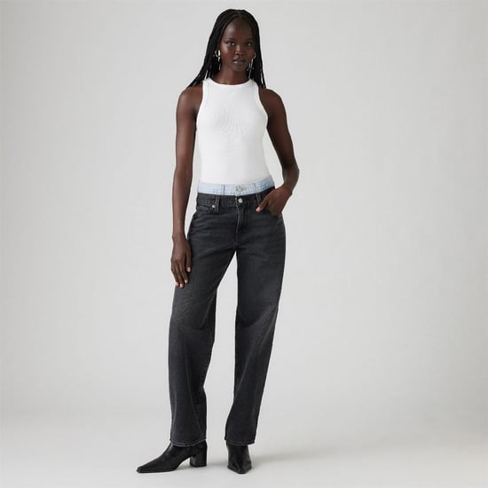Women's Levis 94 Baggy High Rise Jeans in Layer Cake - Image 3