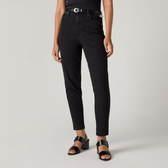 Women's Levis Hw Mom jn in Flash Black - Image 2