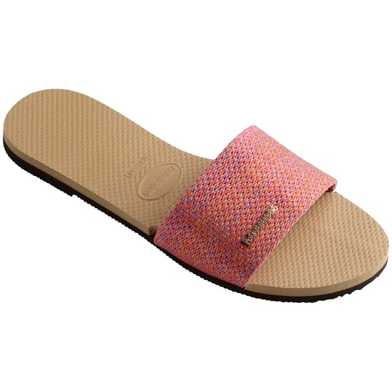 Women's Havaianas Hav. You Malta Golden 37 38 Flip Flops in Dark Black - Image 2