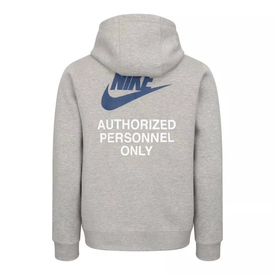 Nike Grey Authorized Personnel Fleece Hoodie - Image 2
