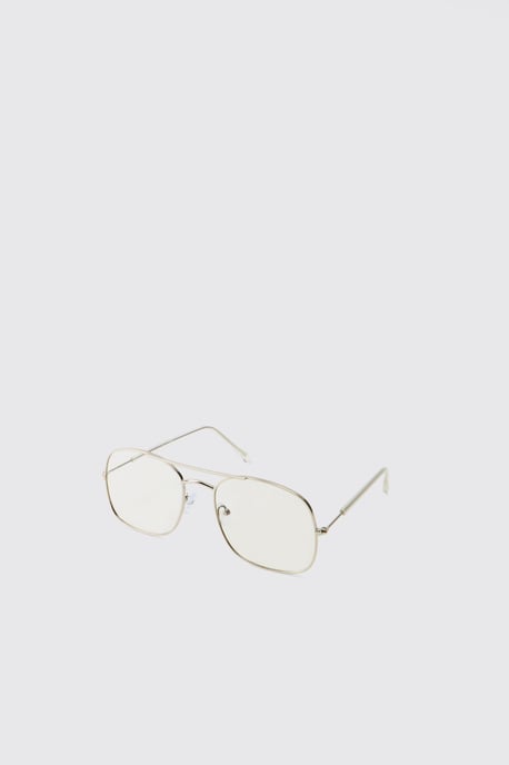 Clear Frame Aviator Glasses - Image 1