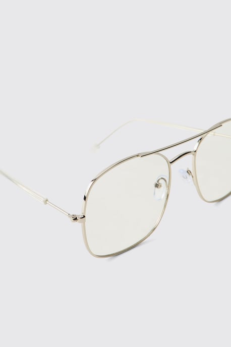 Clear Frame Aviator Glasses - Image 4