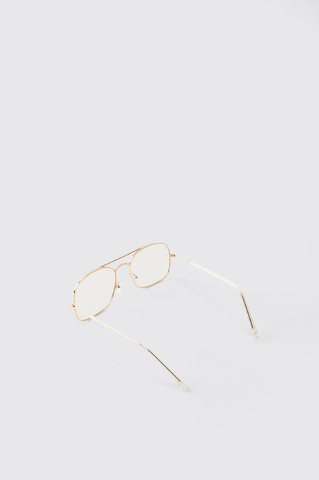 Clear Frame Aviator Glasses - Image 3