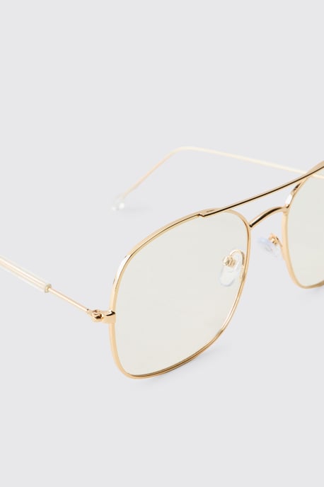 Clear Frame Aviator Glasses - Image 4