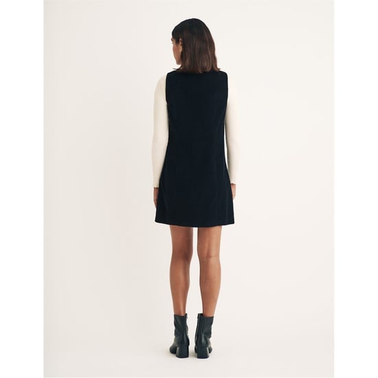 Women's Nobodys Child Ned Crew Neck Mini A-Line Dress in Black - Image 4