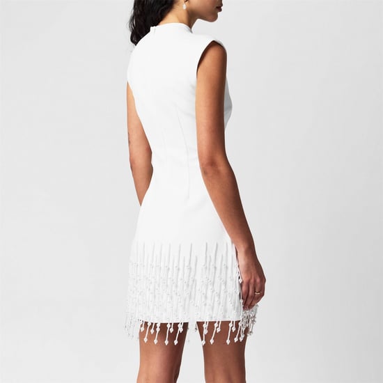 Women's Odd Muse Pearl Drop Sleeveless Dress in White - Image 4