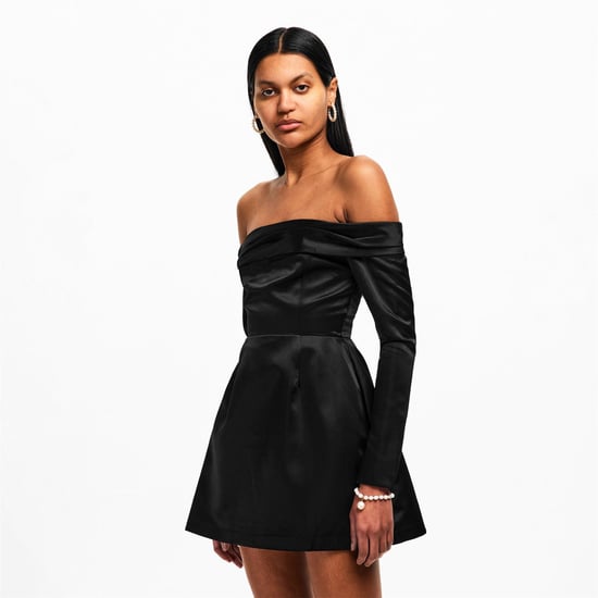 Women's Odd Muse Mus Satin Bardot Ld99 in Black - Image 3