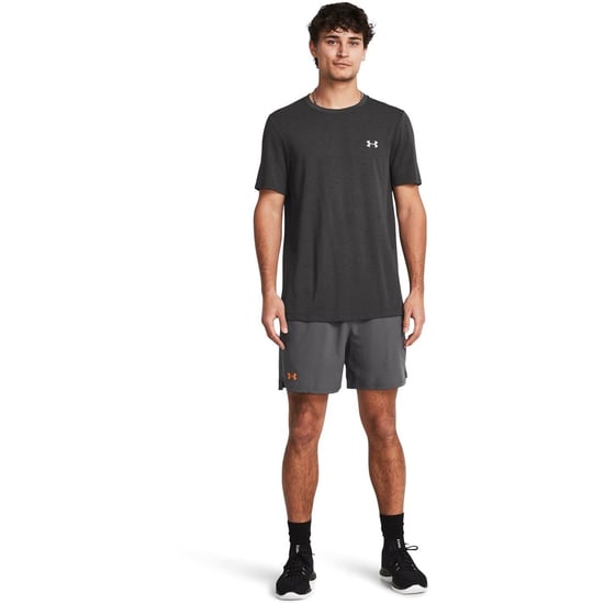 Men's Under Armour Vanish Fitness Shorts with Bold Logo in .Grey - Image 6