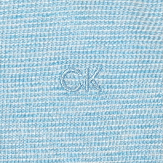 Women's Calvin Klein Golf SST Regular Fit Crew Neck T-Shirt in Sky Blue - Image 4
