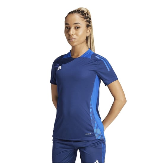 Women's adidas Tiro24 C Trjerseyw T-Shirt in Navy Blue - Image 3