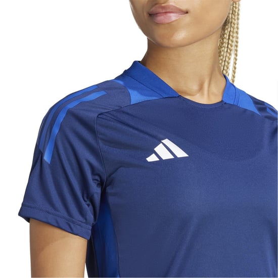 Women's adidas Tiro24 C Trjerseyw T-Shirt in Navy Blue - Image 5